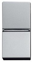Выключатель кнопочный без рамки ABB Niessen Zenit 1-кл. 1 мод. N2104.7 PL серебро картинка